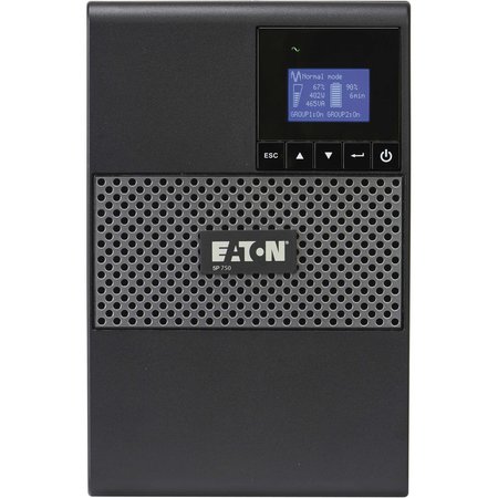 EATON UPS System, Tower, Out: 120V AC , In:120V AC 5P750